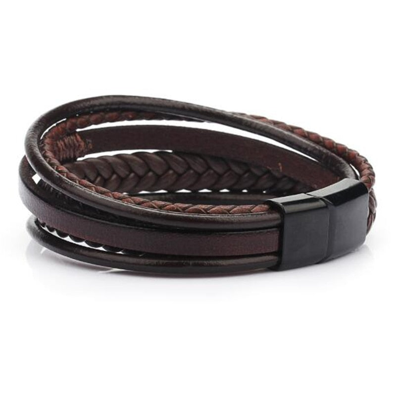 ZOSHI Trendy Genuine Leather Bracelets