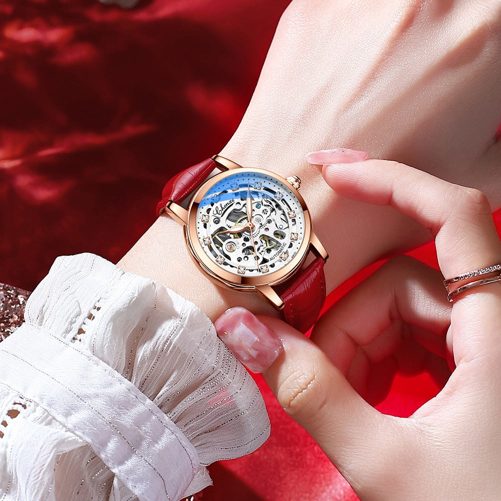 CHENXI Montre mécanique automatique pour femme