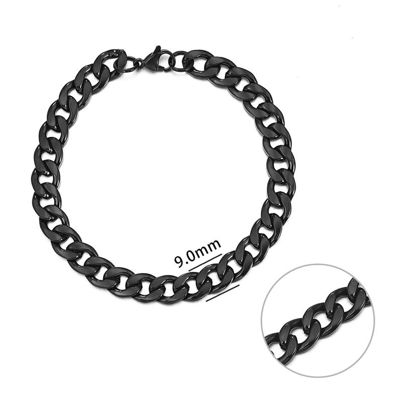 Jiayiqi 3-11 mm Men Chain Bracelet