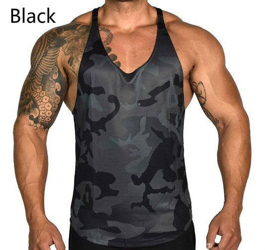 Gym Mens Bodybuilding Camo