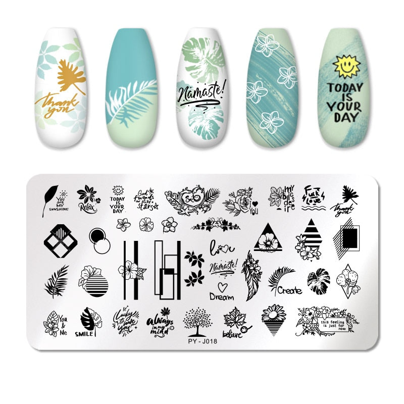 PICT YOU 12*6cm Nail Art Templates