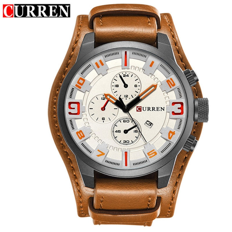 CURREN Hommes Montres Top Marque De Luxe