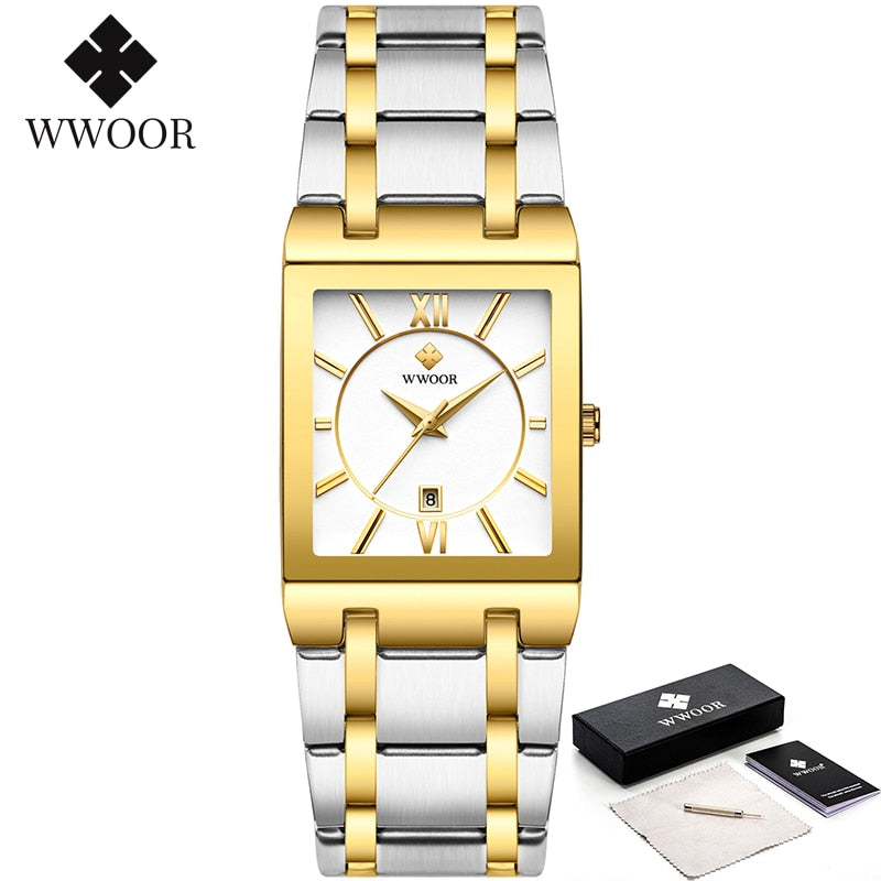 Montre Relogio Masculino WWOOR en or