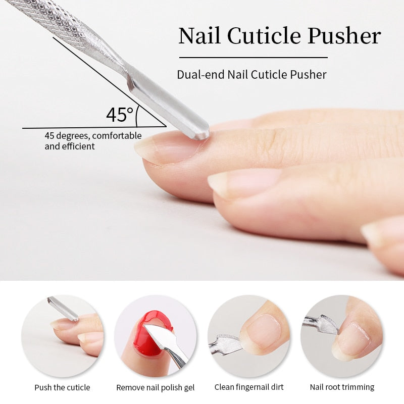 1pcs Double-ended Nail Art Cleaner