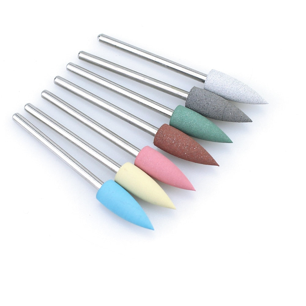 1pcs Silicone Nail Drill Milling Cutter