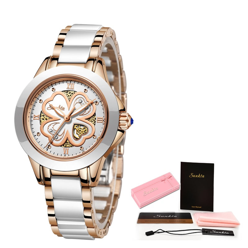 SUNKTA Quartz Femmes Montres