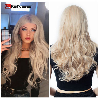 Wignee Long Wavy Synthetic Wigs