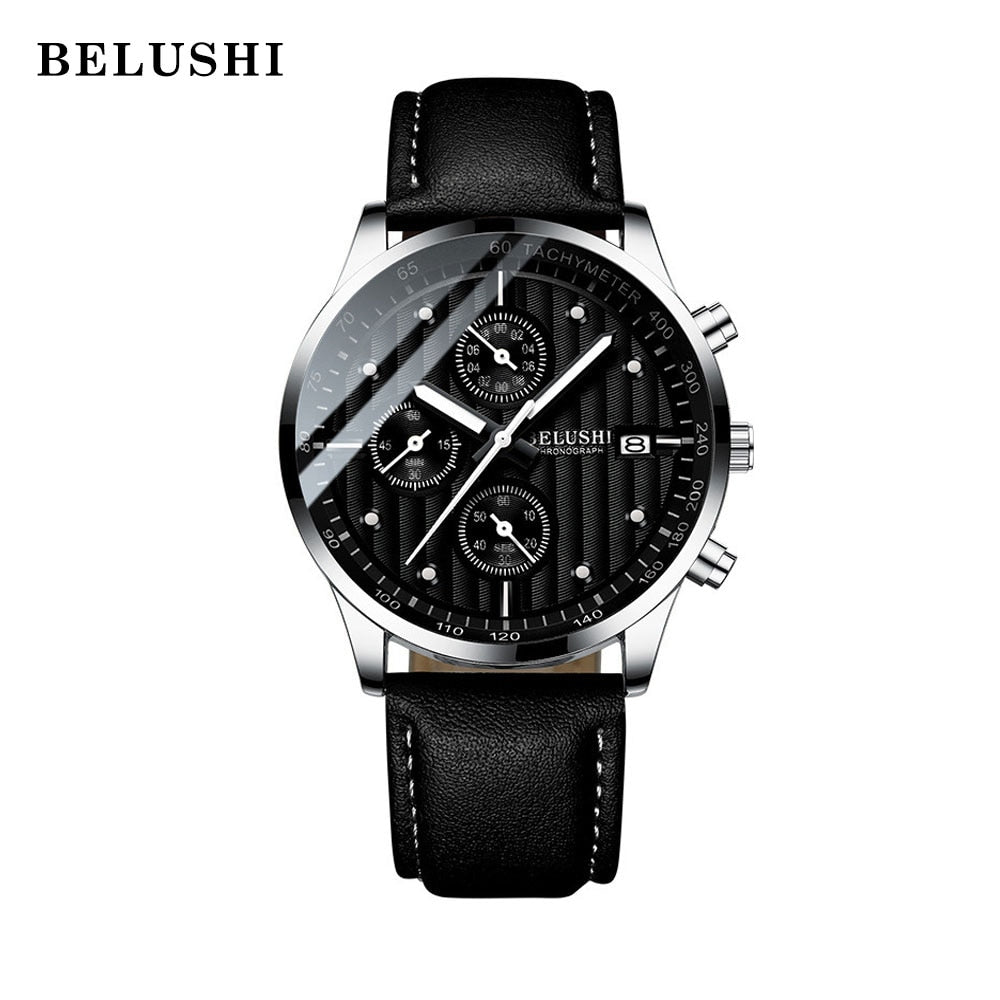 Belushi Montre Étanche 30M Homme