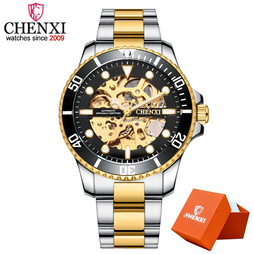 CHENXI Brand Luxury Classic Blue Men