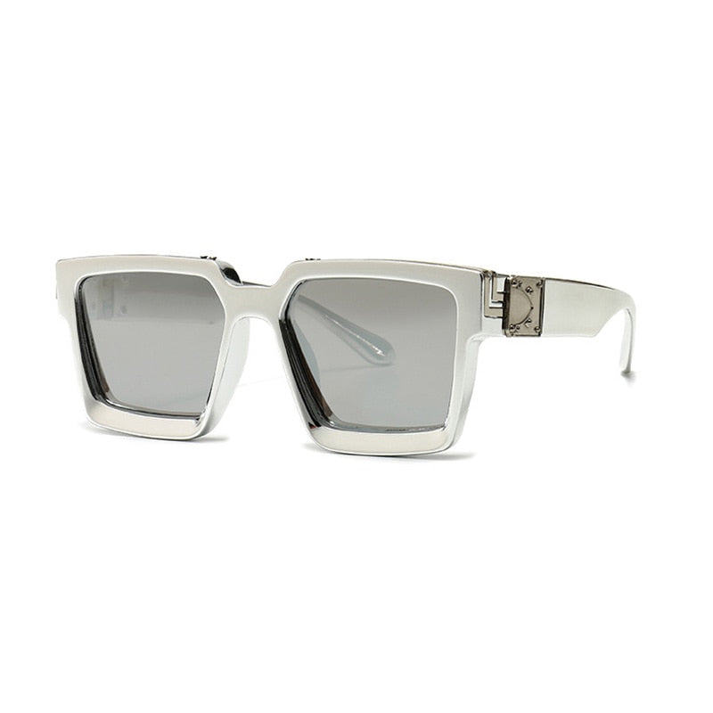 SHAUNA Retro Square Sunglasses