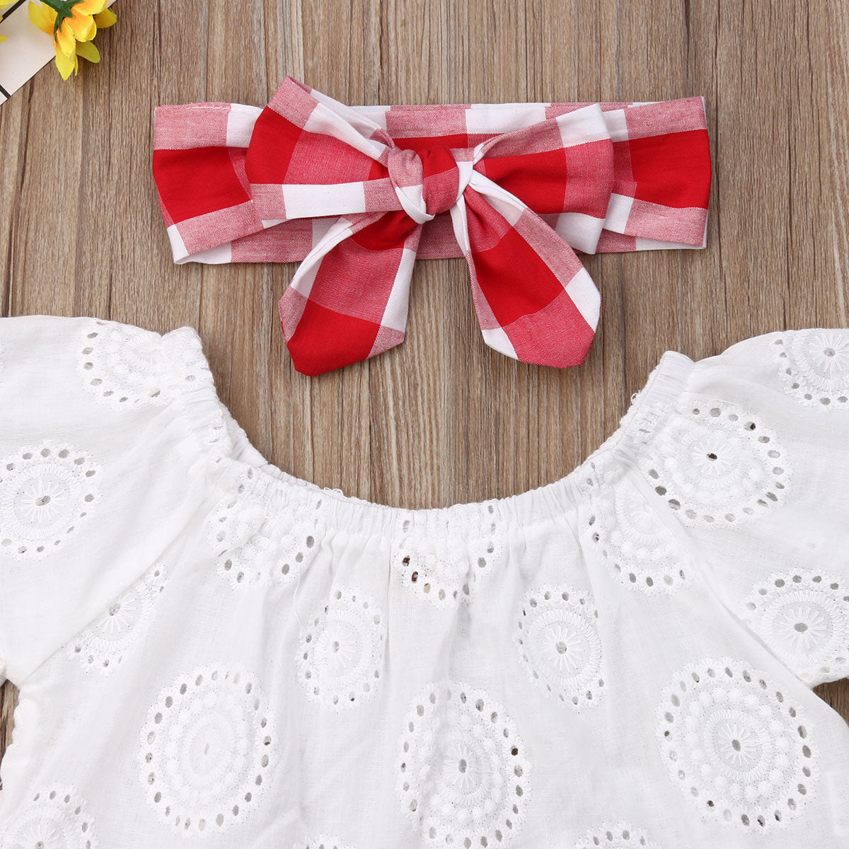 Lioraitiin 3Pcs Set 0-24M Newborn Baby Girl