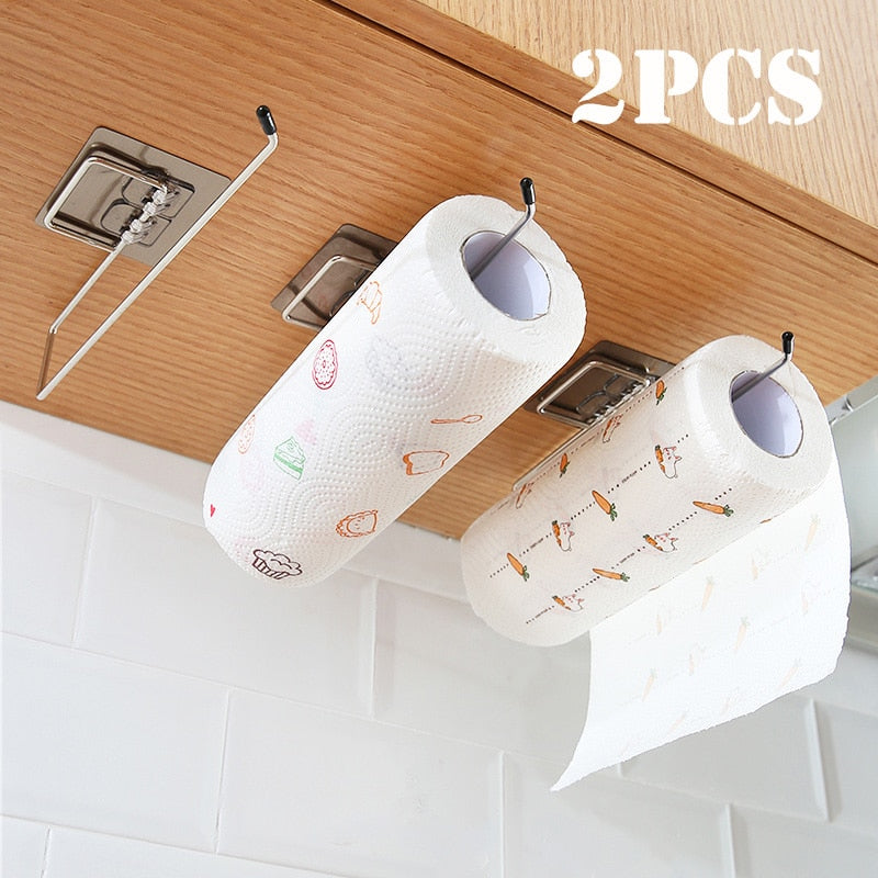 1/2pcs Hanging Toilet Paper Holder Roll