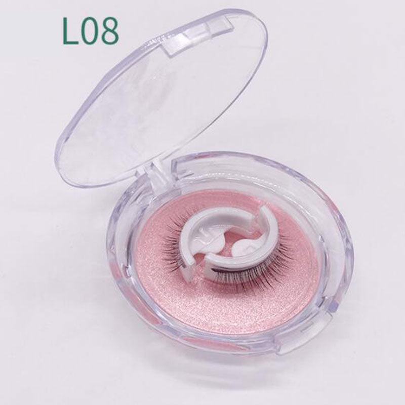 1Pair Reusable Self-adhesive False Eyelashes