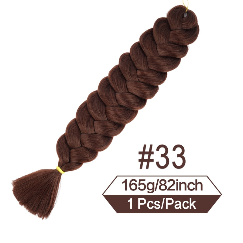 82 Inch 165g/Pack Synthetic Crochet Hair