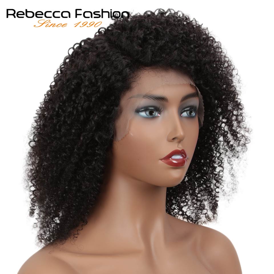 Rebecca Lace Front Short Bob Wigs Afro Kinky Curly