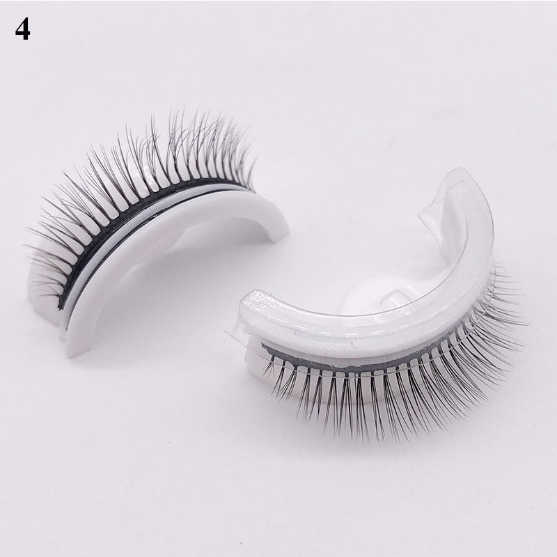 1Pair Reusable Self-adhesive False Eyelashes