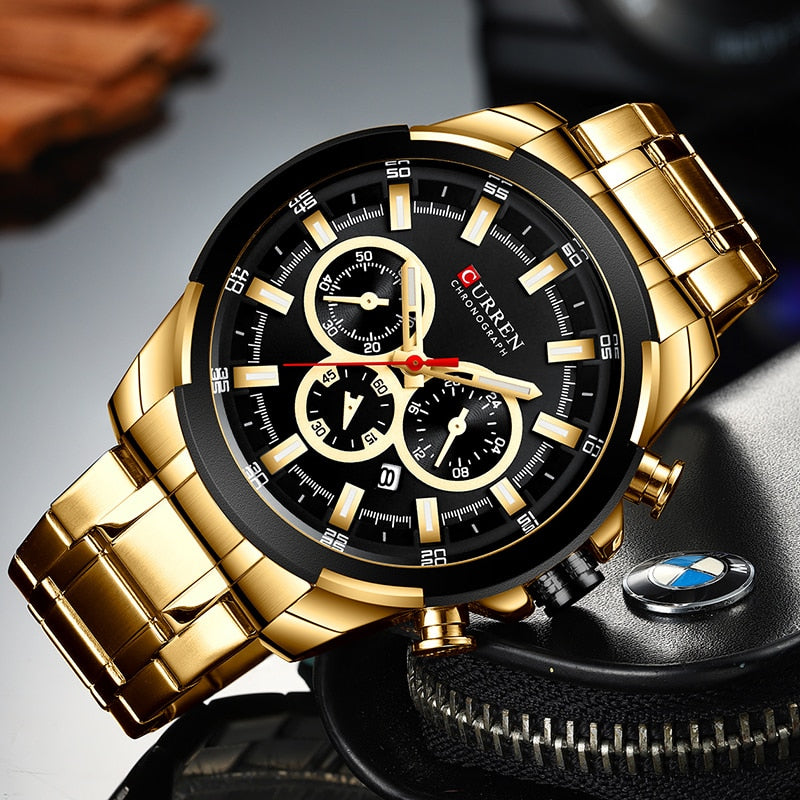 CURREN Men’s Watches Top Brand