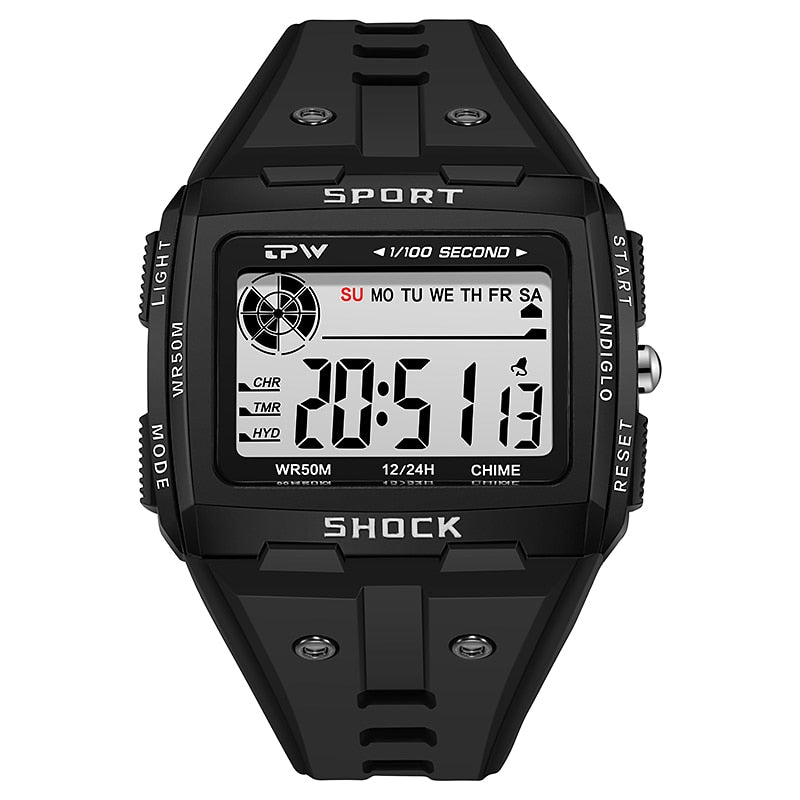 Water Resistant Men Digital Watch