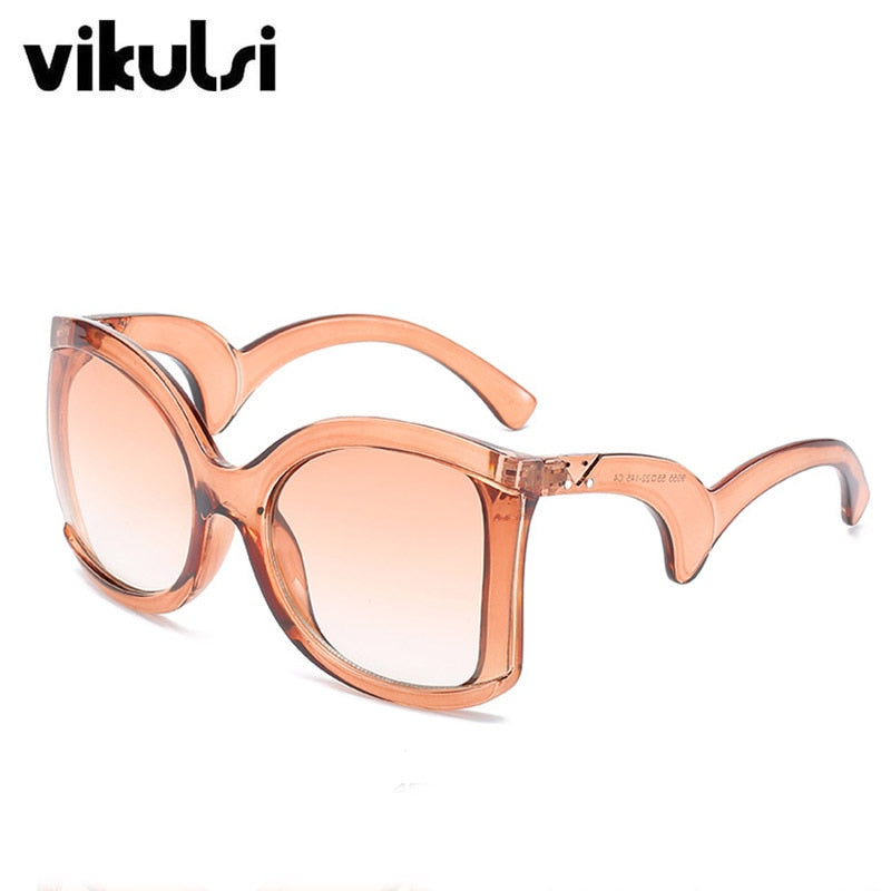 Lunettes de soleil femme surdimensionnées uniques