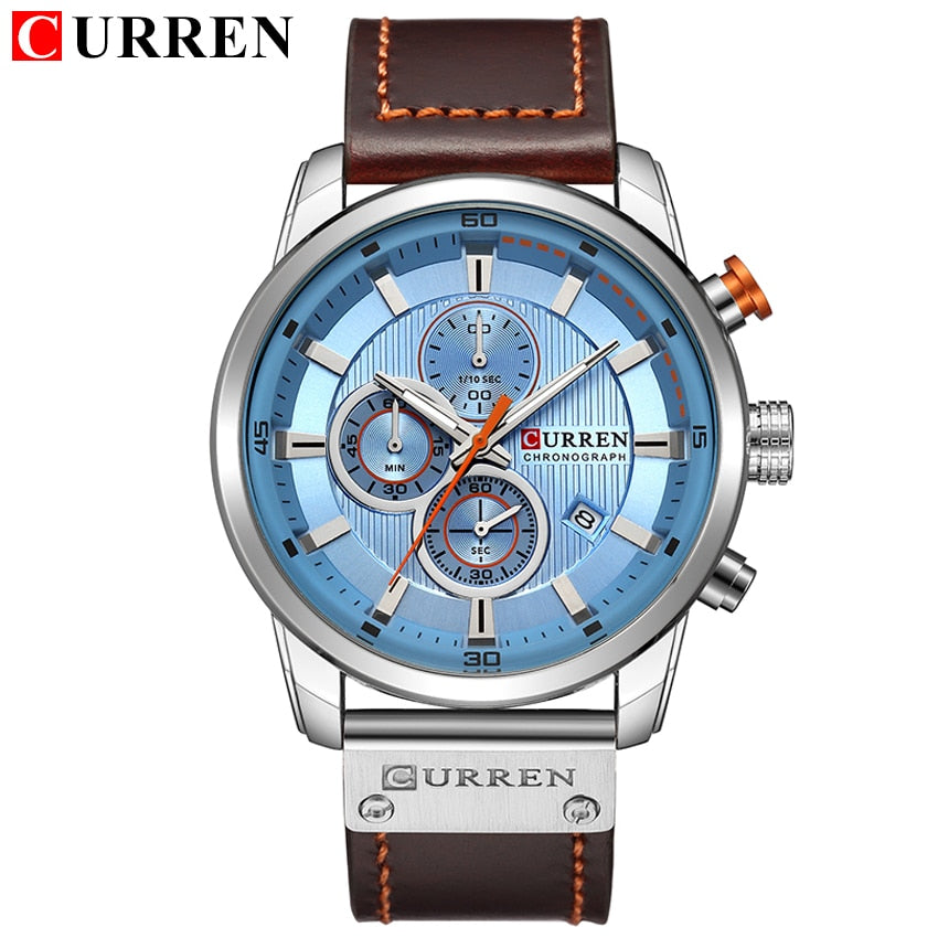 CURREN Mode Date Quartz Hommes