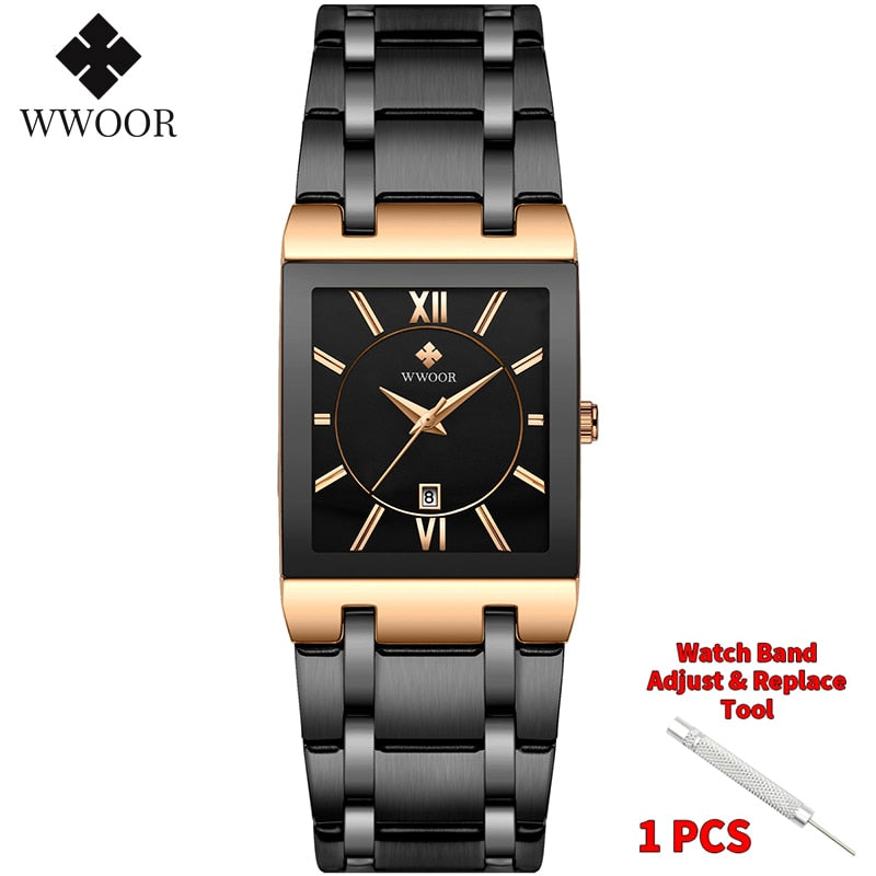 Montre Relogio Masculino WWOOR en or