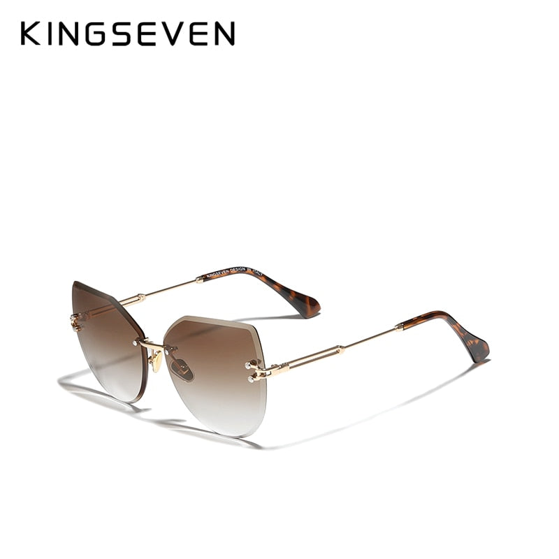 KINGSEVEN Cat Eye Sunglasses Women