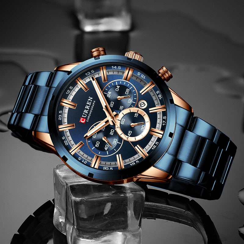 CURREN Men Watch Top Brand Luxury