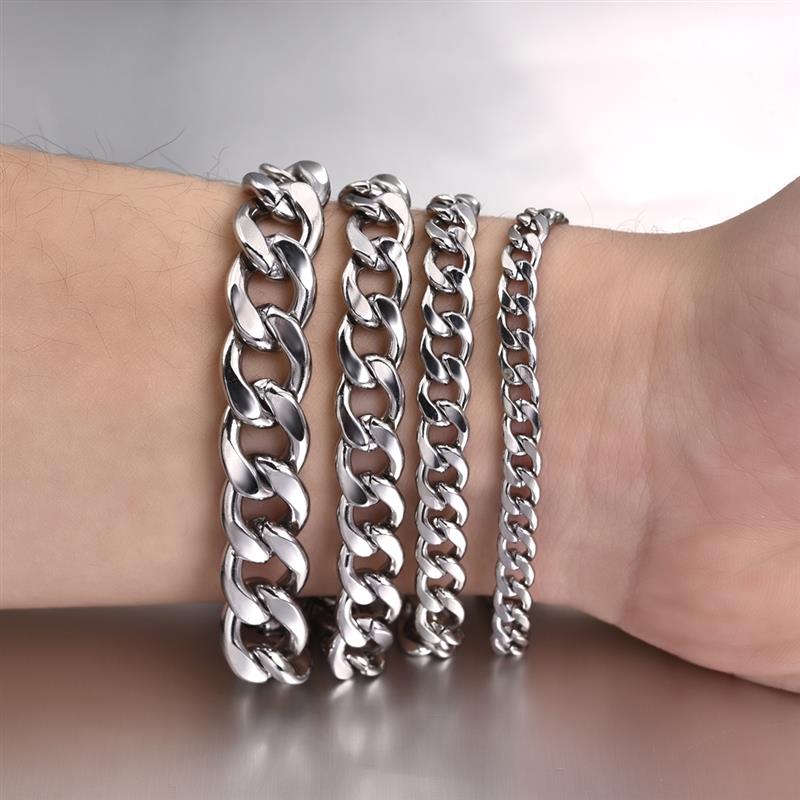 Jiayiqi 3-11 mm Men Chain Bracelet