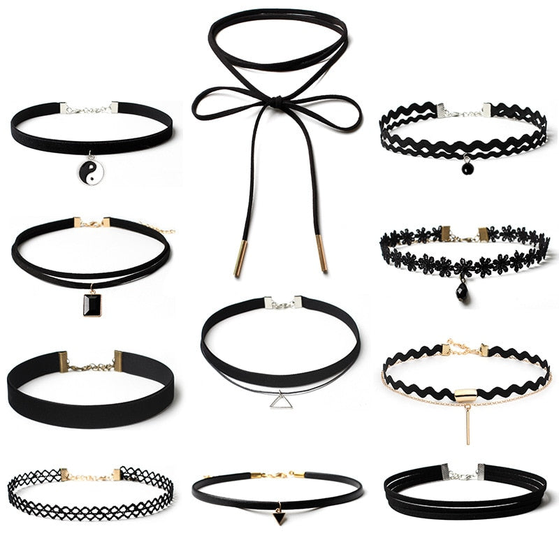 Korean Fashion Velvet Choker Necklace