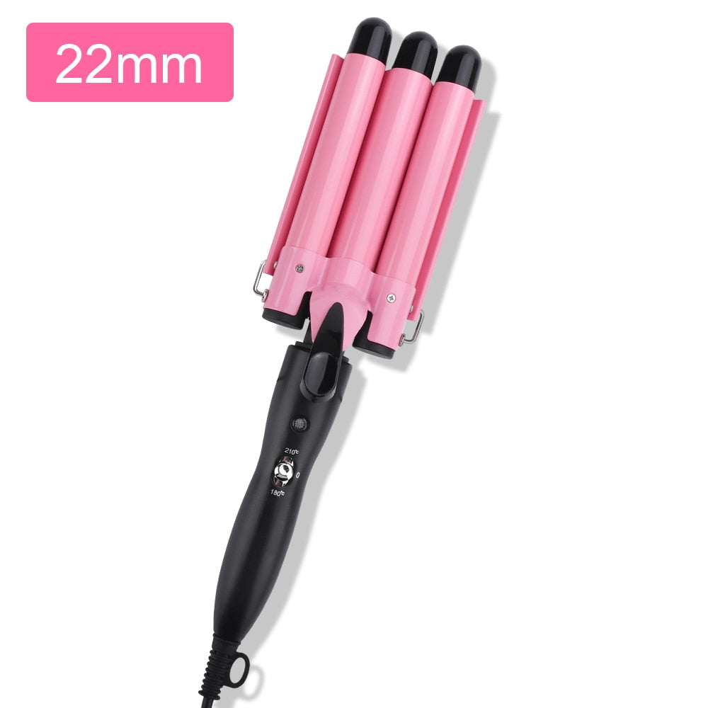 3 Barrels Hair Curling Iron Automatic