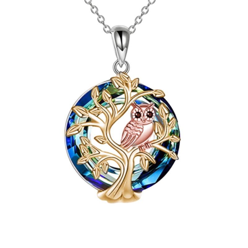 Collier Rond Arbre de Vie