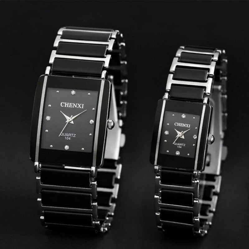 CHENXI Mode Rectangle Montre Hommes &amp; Femmes