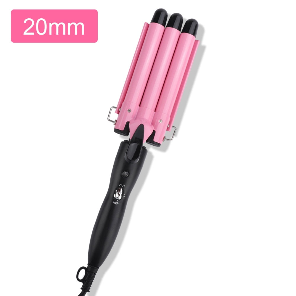 3 Barrels Hair Curling Iron Automatic