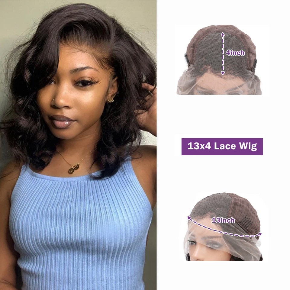 Body Wave Short Lace Front Human Hair