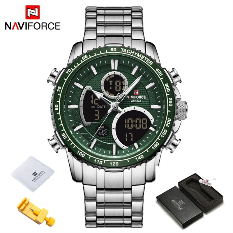 NAVIFORCE Montre Homme Marque de Luxe