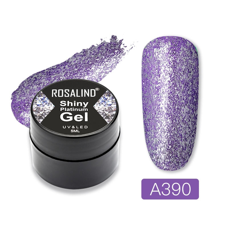 ROSALIND Gel Nail Polish Glitter