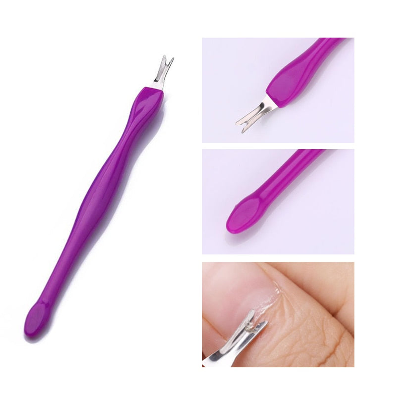 1pcs Double-ended Nail Art Cleaner