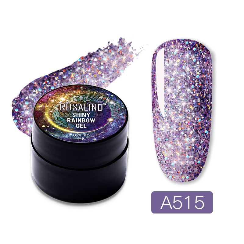 ROSALIND Gel Nail Polish Glitter