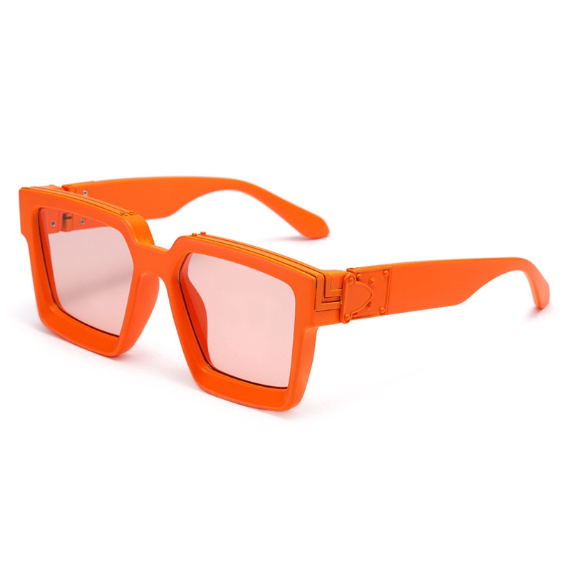 SHAUNA Retro Square Sunglasses