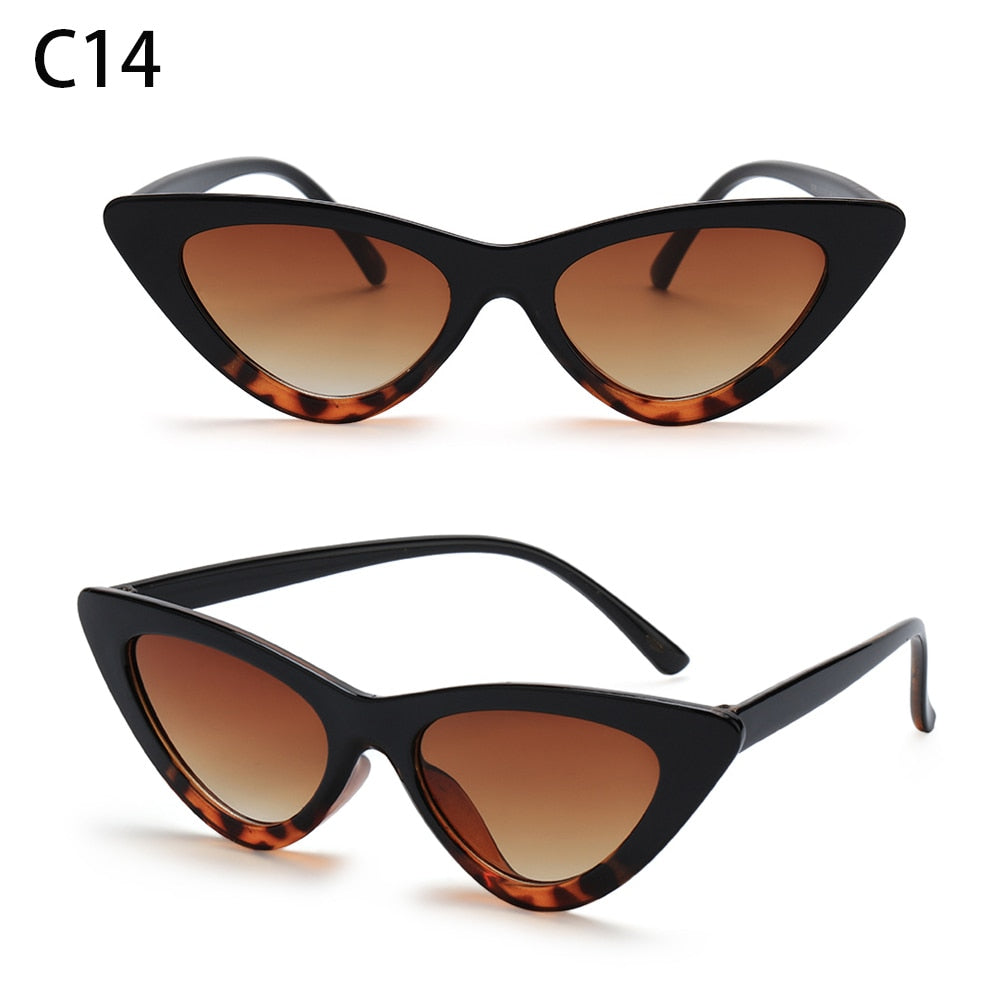 1PC lunettes de soleil triangle oeil de chat sexy