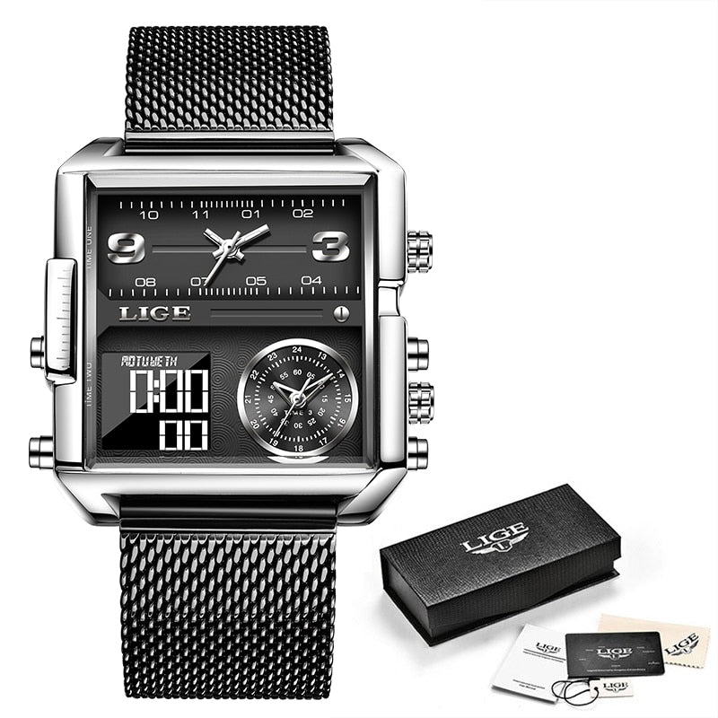 2022 LIGE Digital Watches Mens