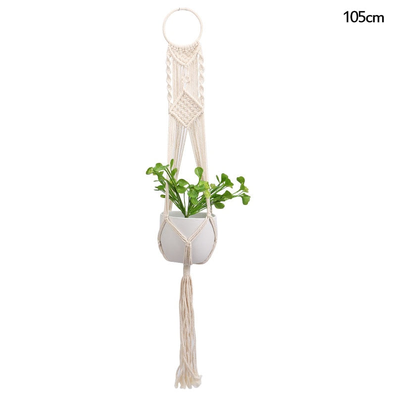 Macrame Plant Hanger Baskets Flower Pots