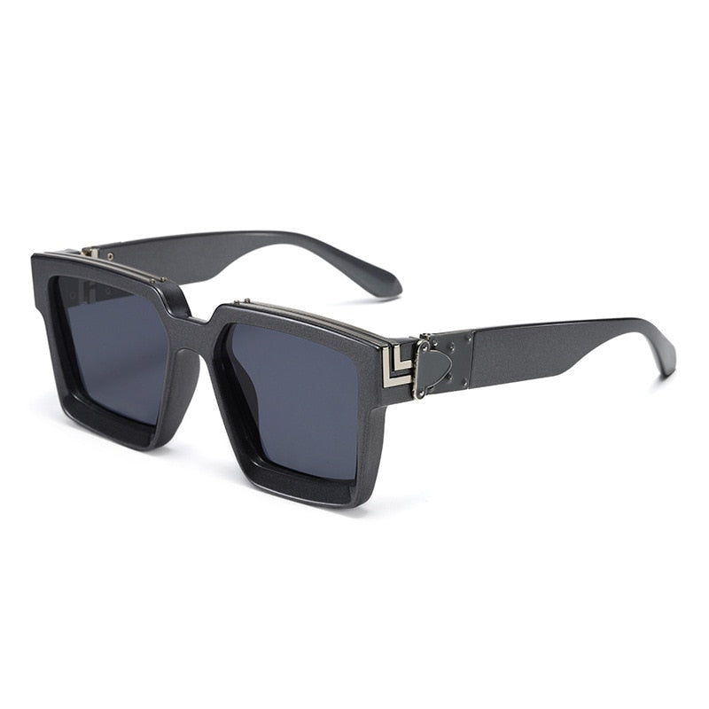 SHAUNA Retro Square Sunglasses