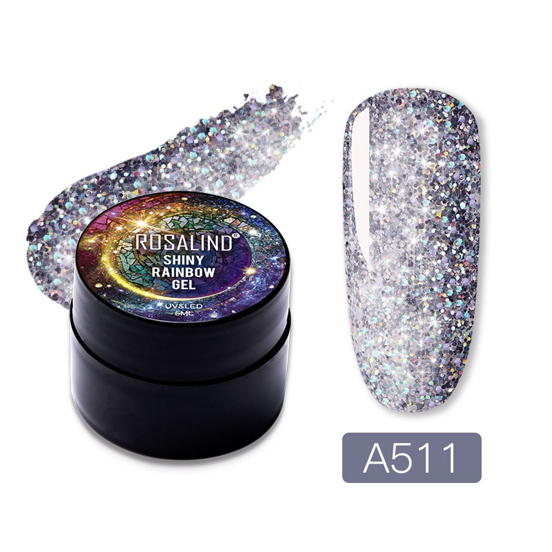 ROSALIND Gel Nail Polish Glitter