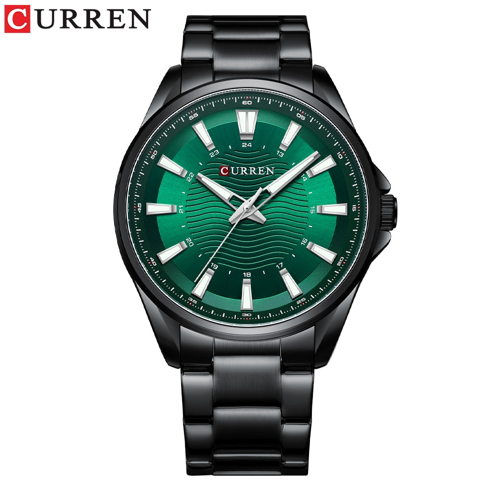 CURREN Classique Simple Acier Inoxydable