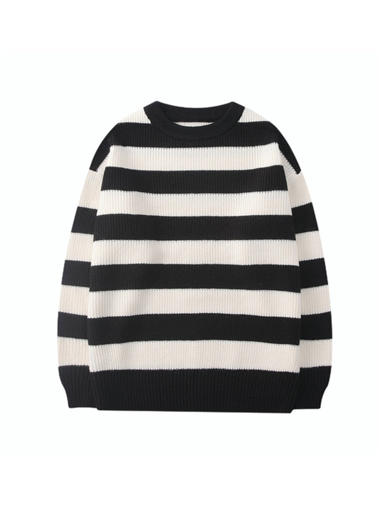 Striped Sweater Women Casual Oversized