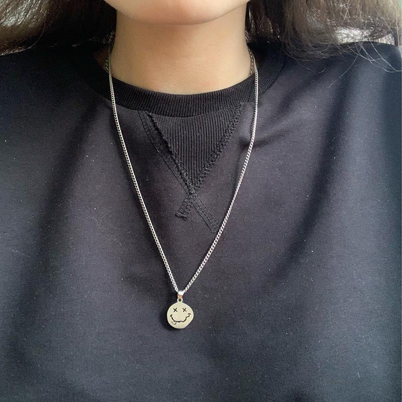 Kpop Smiley Face Necklaces