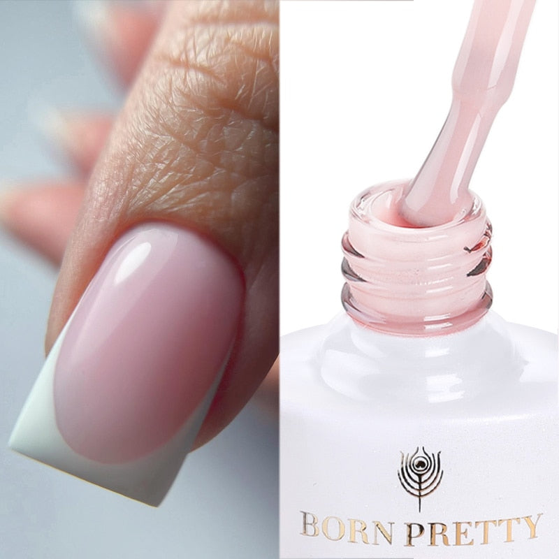 BORN PRETTY Vernis à Ongles Gel Rose Laiteux