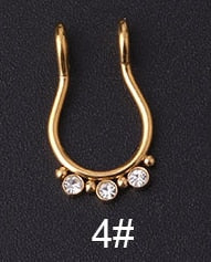 Fake Nose rings for Women U Shape