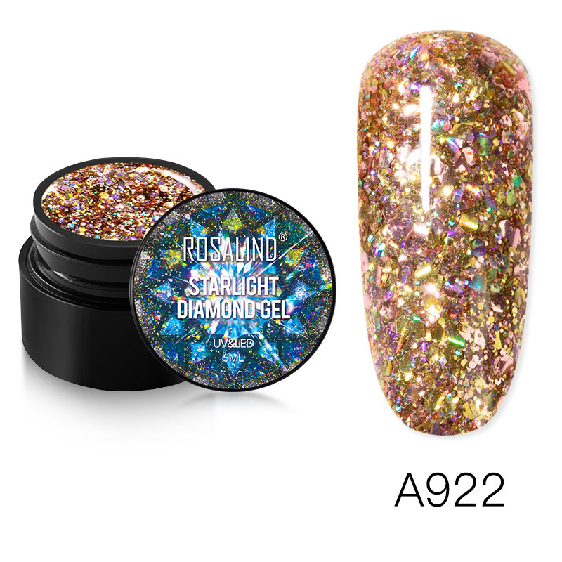 ROSALIND Gel Nail Polish Glitter